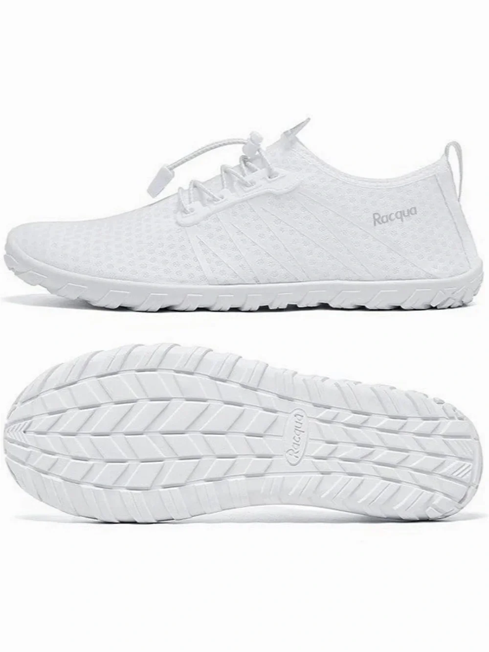 Racqua Quick-Dry Barefoot Water Shoes White Like New